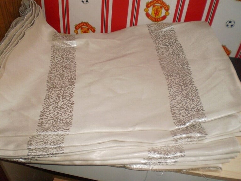 Fabric  Good Quality  Fabric  Pale Silver  Colour New 