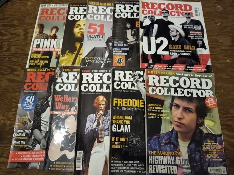 £5 the lot.10xRecord collector magazines