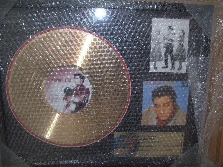 image for elvis gold disc
