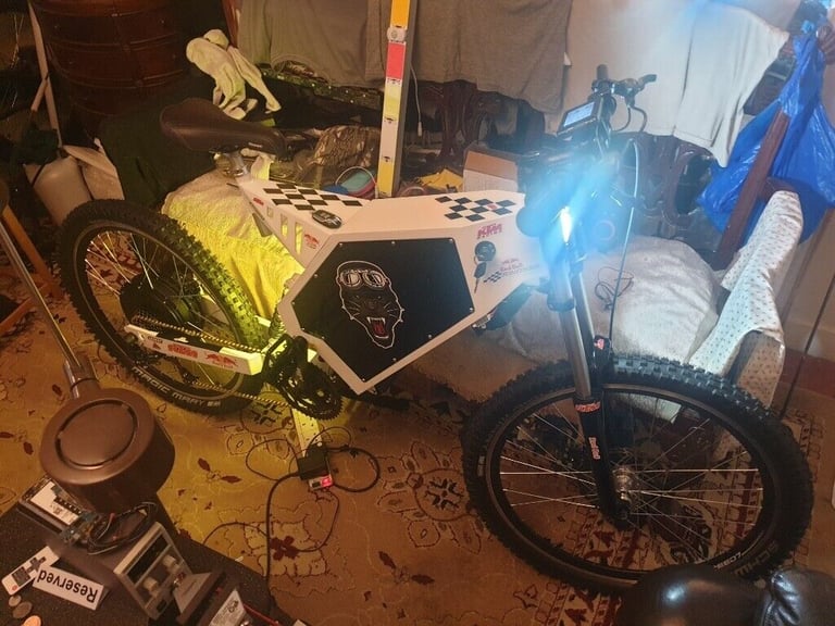 image for New ELECTRIC  BIKE Black panther. Off road  use only.