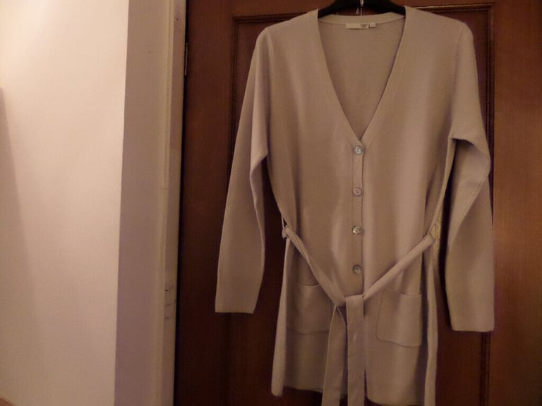 CARDIGAN -  SIZE 12. COTTON TRADERS, longer-length. New cond, unworn.