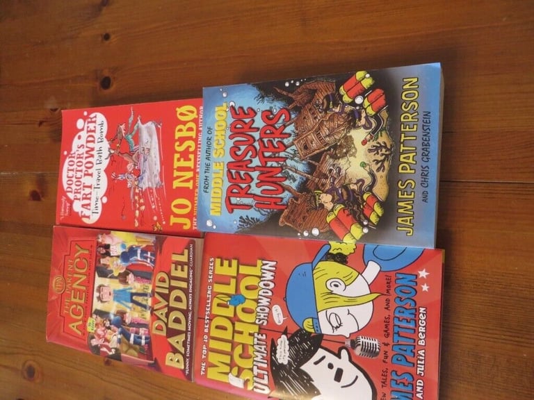 image for books x 4 Middle school