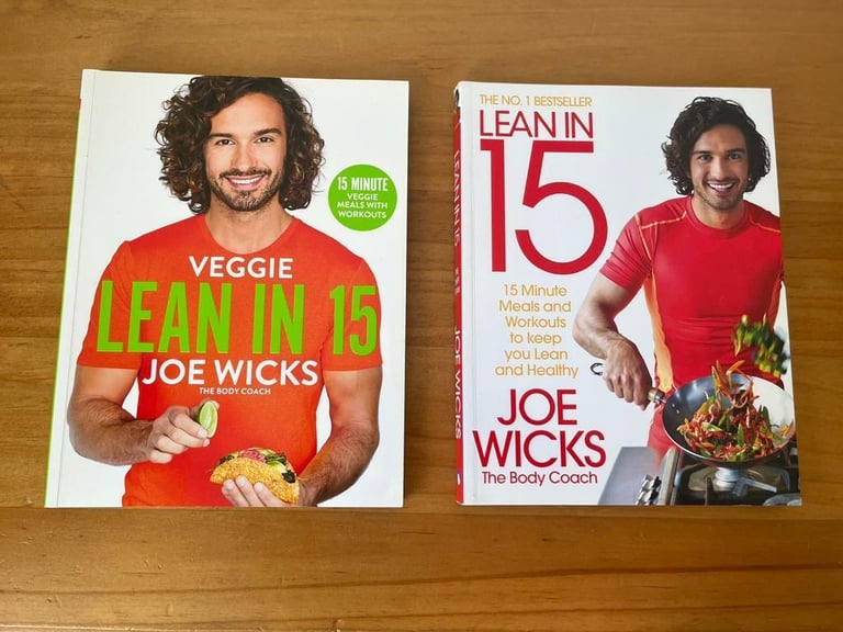 Joe Wicks Lean in 15 recipe books