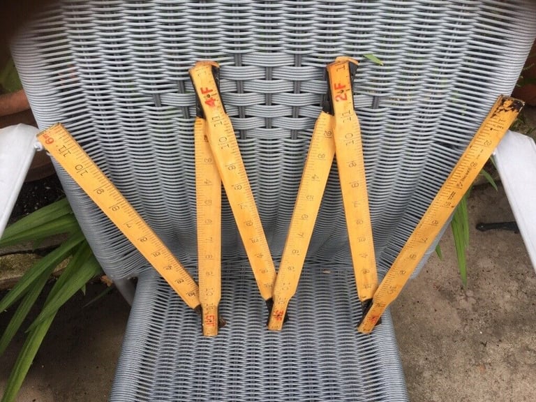 Vintage 6 Foot Folding Measuring Stick