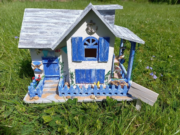 image for Unique, one off hand painted wooden beach house