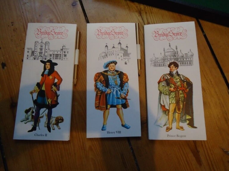 Vintage Jaques boxed bridge set