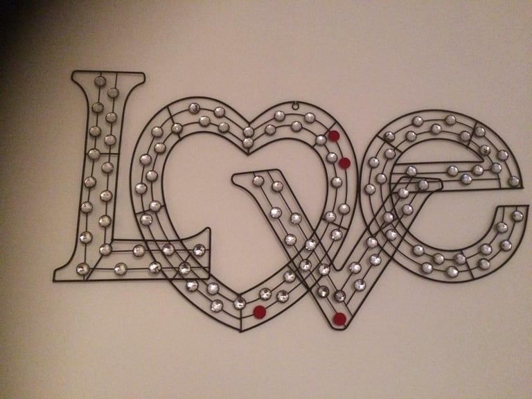 image for Diamanté Wall Art  35x20 Inches 