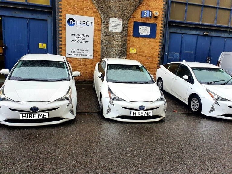 PCO CAR HIRE WITH INSURANCE INCLUDED UBER READY TOYOTA PRIUS PCO LOW DEPOSIT PCO CAR FOR RENT