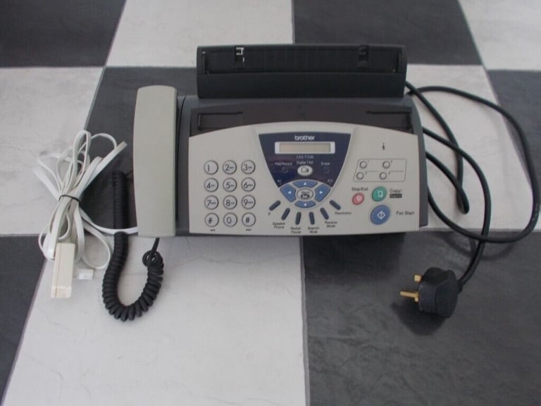 image for Brother telephone answer machine, fax, copier, with user guide