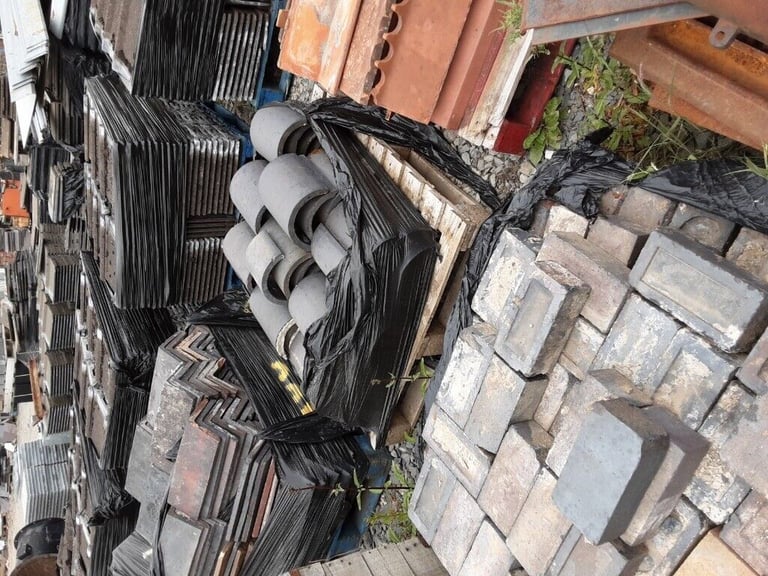 Reclaimed ridge tiles 