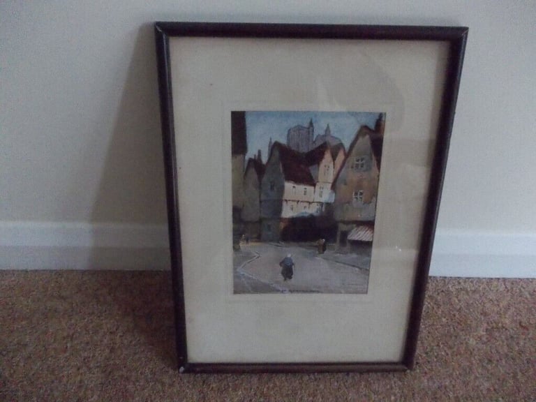 Print in tatty frame but does have some charm