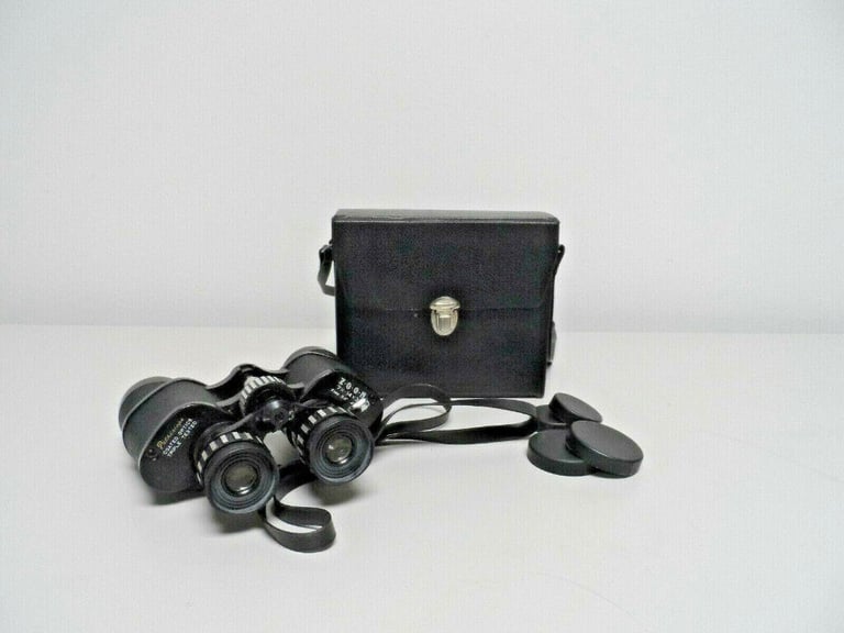 image for quality vintage Pathescope Zoom 7 x - 14x35 Binoculars ,with optics covers,