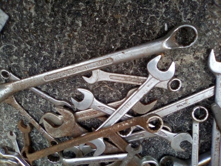 image for Collection of spanners and other tools , £2 per item.