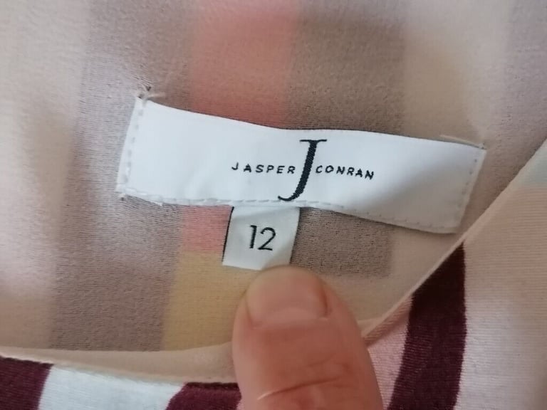 Designer JASPER CONRAN  Retro Midi Dress. Ex Cond. Size : UK 12. EU 40. 