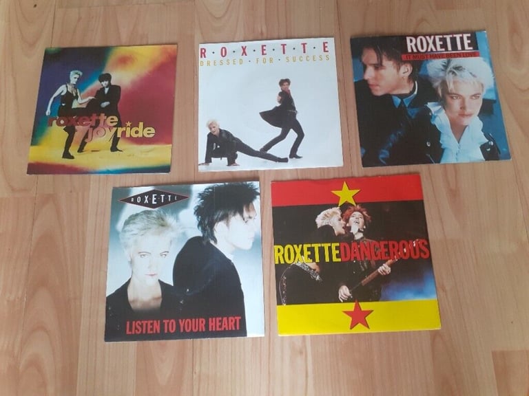 image for 5 x roxette german issue vinyl singles 