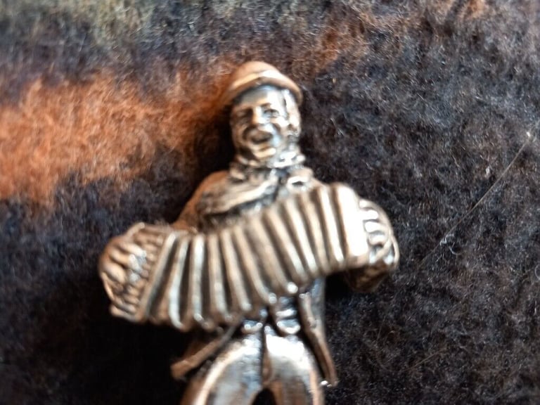 OFFERS - 13 SILVER PLATE ON PEWTER VICTORIAN FIGURINES.