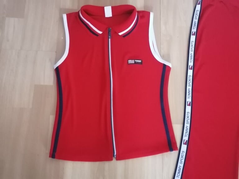 Vintage Y2K TOMMY HILFIGER Designer Sports Outfit. Ex Cond. . Size : M 