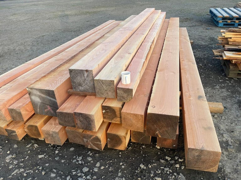image for Douglas Fir Dimensional Timber and Posts, 4.9m length, 6x6, 8x8, 10x10, 13x13  wood, plank, lumber