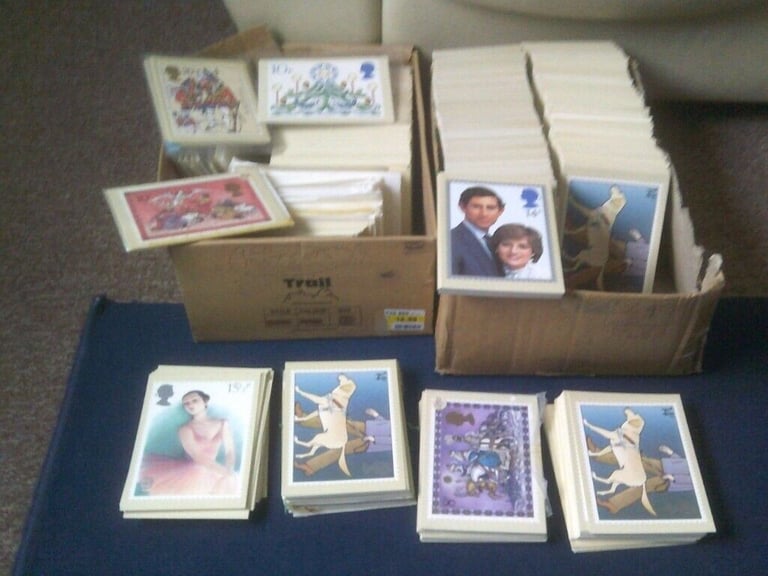 ROYAL MAIL POST OFFICE  PICTURE CARDS  APPROX  400  SETS  MINT  BUYER COLLECTS