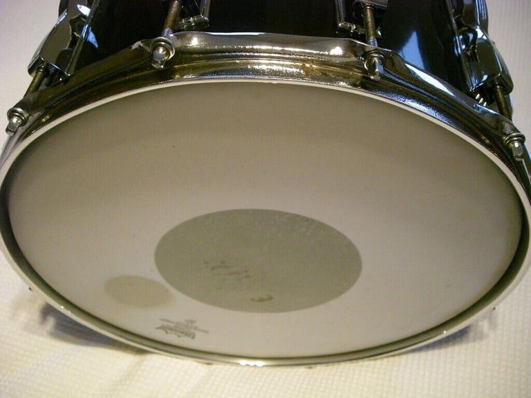 Ludwig 484 Coliseum maple snare drum  14 x 8 - Chicago-'79/'82 - 12 lugs  Black Cortex