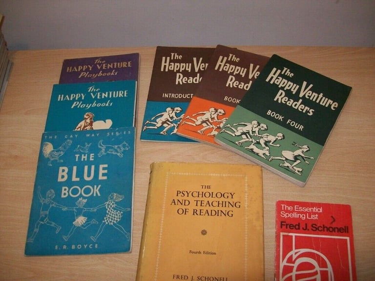 image for 1950s reading scheme based on the post-war Schonell Approach used in some Brighton Primary schools.