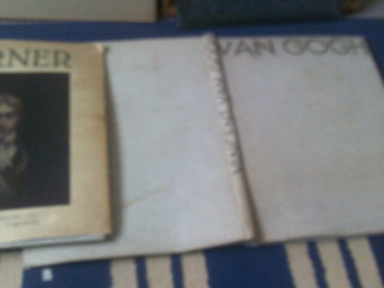 2  TURNER + VAN GOGH   PAINTERS BOOKS    H/B 