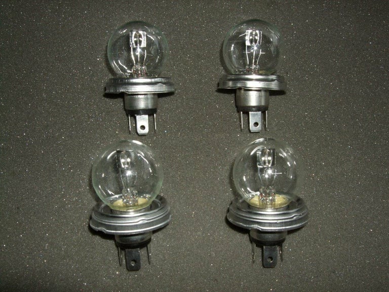 image for H4 HEADLIGHT P45T 12V 45/40W BULBS BEETLE TYPE 1 CAMPER TYPE 2 T2 BRAND NEW SET OF 4 *PRICE REDUCED*