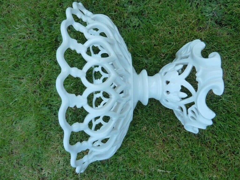 image for Vintage Porcelain Pedestal Lattice Work Bowl