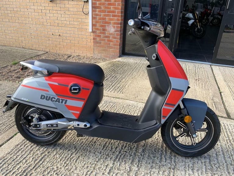Super Soco Cux Ducati Electric Scooter Zero Tax 