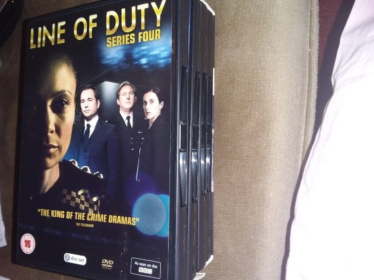 LINE OF DUTY COMPLETE DVD COLLECTION FOR SALE.