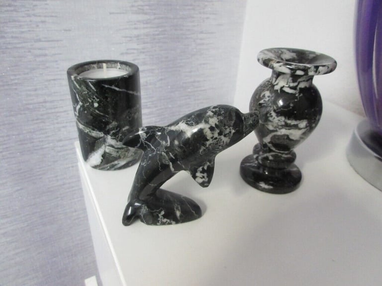 Job Lot Of Three Onyx Ornaments BRAND NEW