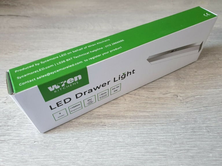 💡 USB Rechargeable LED Light PIR Sensor Cupboard Home Wren Kitchens