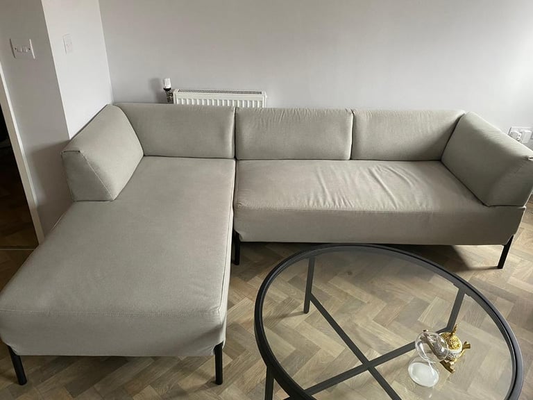 image for  Left Hand Facing Chaise End Corner Sofa, Hail Grey