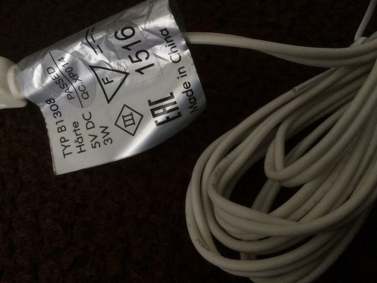IKEA Harte- LED work lamp, White, complete with cable switch and usb plug