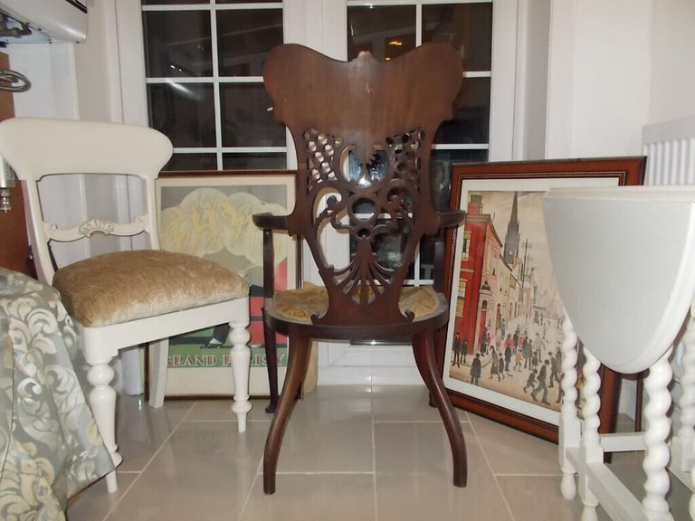  Chair, rare beautiful  detailing, untouched condition. Price or nearest offer.