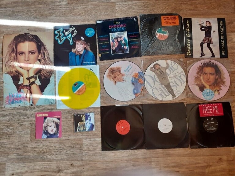 13 x debbie gibson rarities picture discs  / vinyl lp 