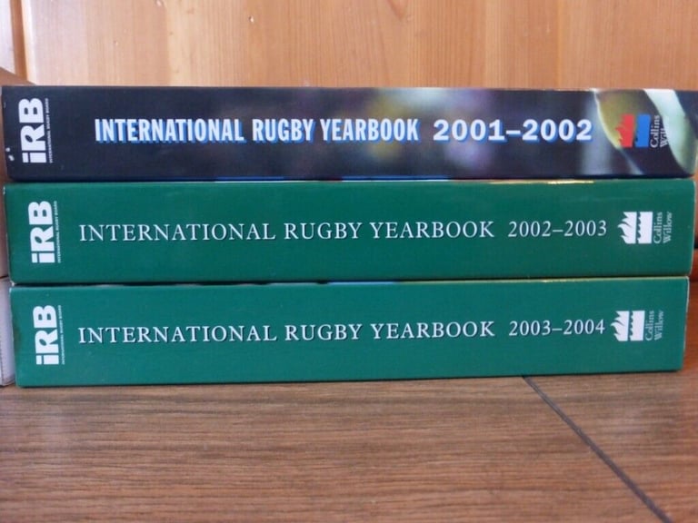 10 Rugby Yearbooks - Rugby Union Club Directories and International Rugby Yearbooks