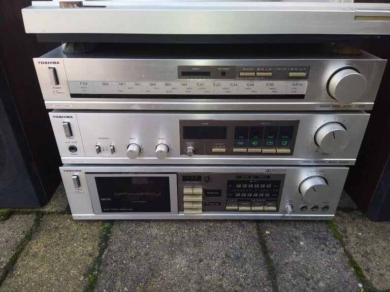 Toshiba Vintage system hifi separates