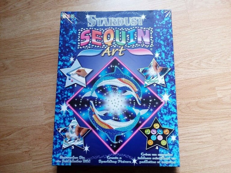 image for Sequin art (dolphins)