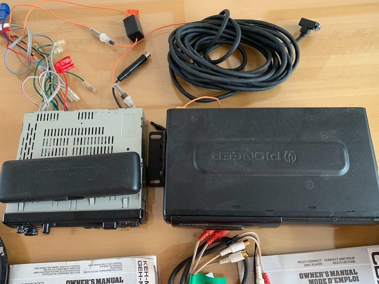 Pioneer car radio  cassette and multi- changer CD system 