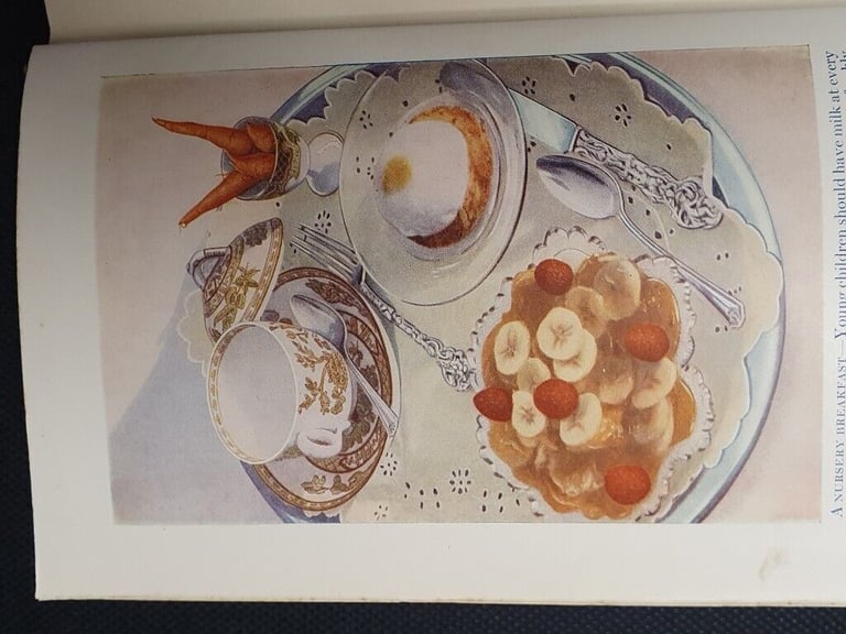 Cookery Illustrated and Household Management.  Collector's book (Circa 1936 edition).