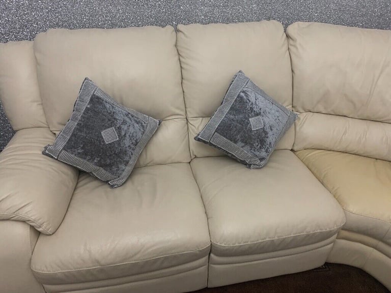 Leather Recliner 6 Seater Sofa