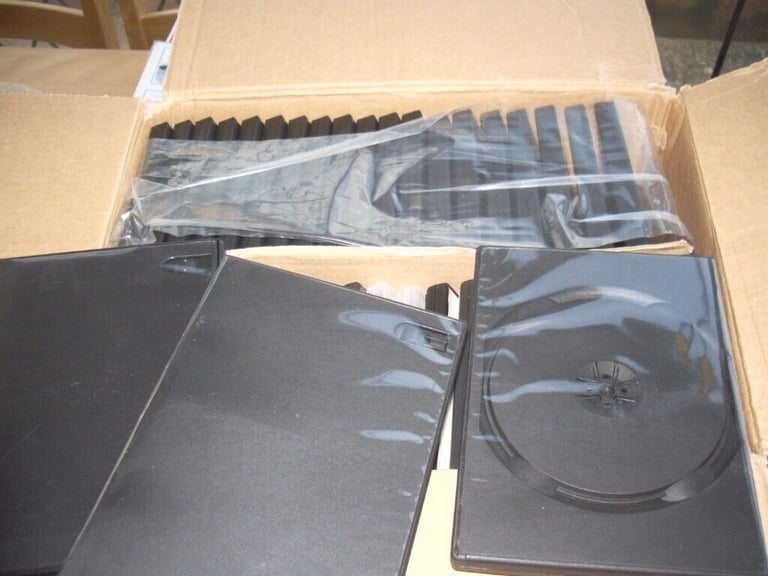 image for DVD CASES BRAND NEW BOX OF OVER 100 