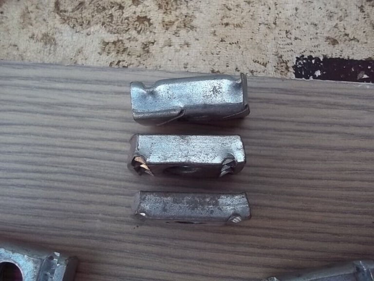 10 quantity of Unistrut M12 Channel Nuts. BZP finish, Unused.