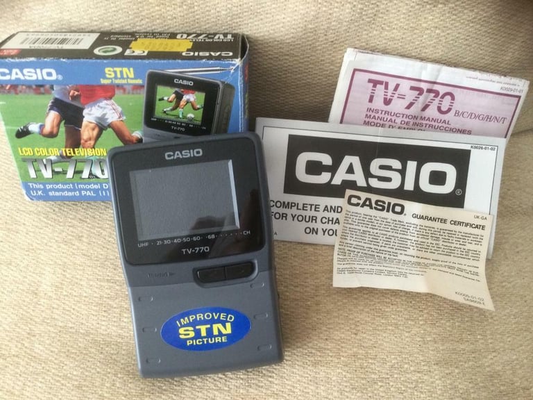 Casio Colour TV-770 (analogue)