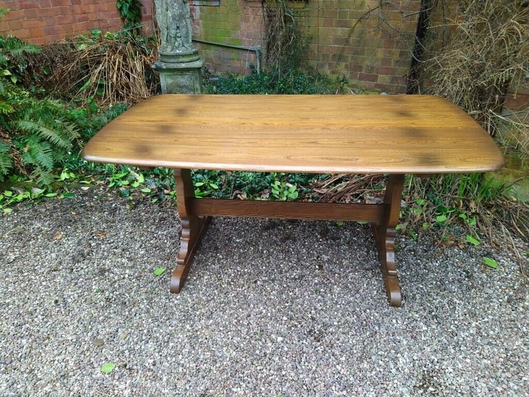 Ercol Refectory Table 6ft long