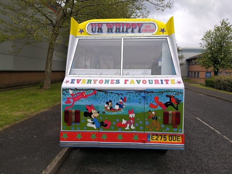 1987, BEDFORD CF2 SOFT ICE CREAM VAN  2300 cc