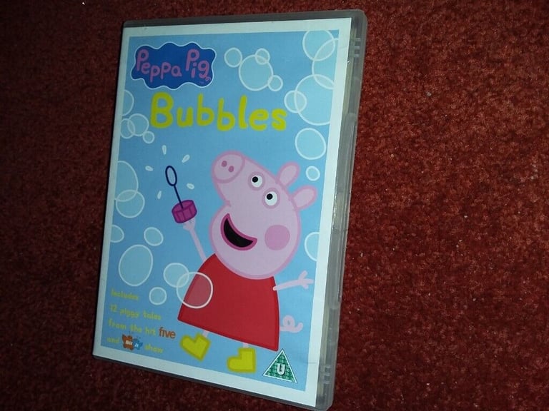5  x  PEPPA  PIG DVD'S FOR SALE.