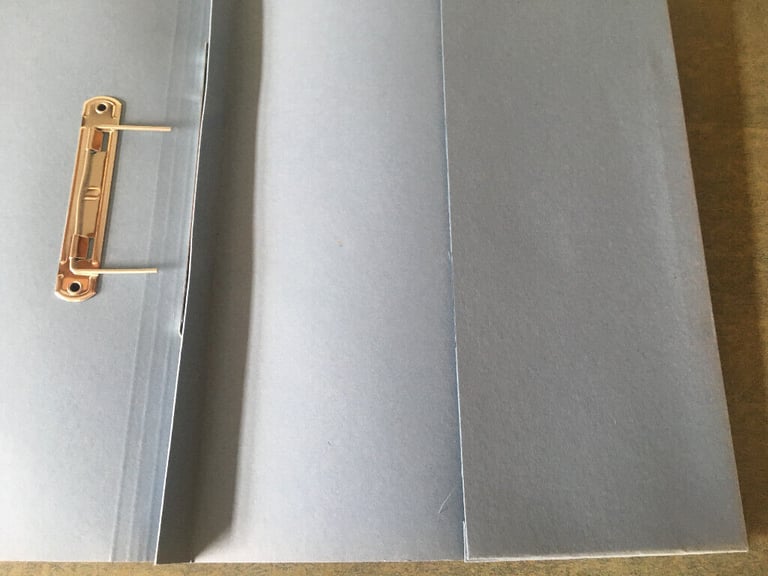 	10 Eastlight Jiffex blue files: 6 x A4 (unused) & 4 x foolscap pocket (used). Can post. £4 ovno lot
