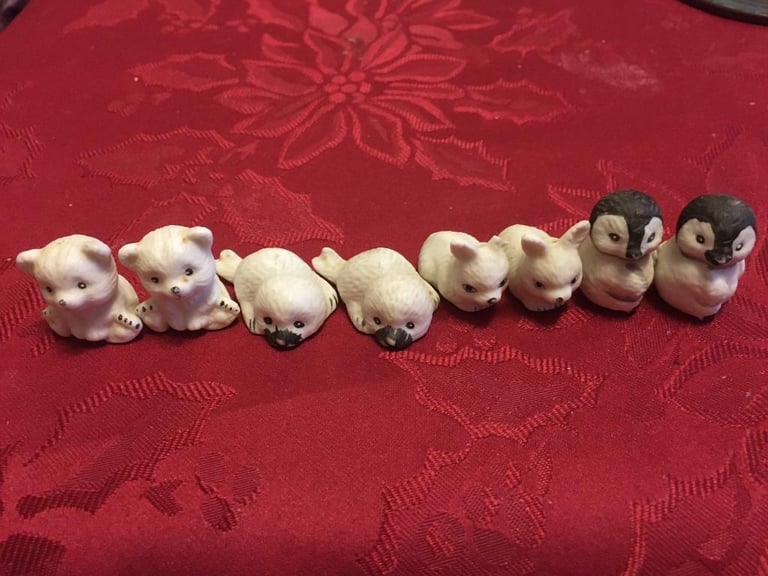 Tiny/Mini Size Animals Ornaments. 